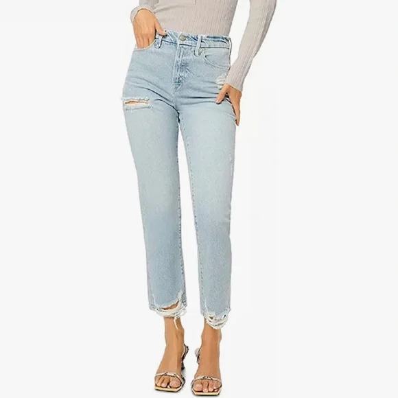 NWT Good American Good Boy Blue802 - Picture 6 of 10